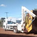 Remoção de entulho no bairro Jardim Chapadão